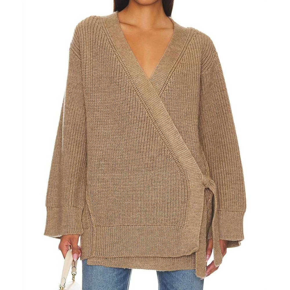 NWOT FREE PEOPLE wtf OBI Cardi in driftwood